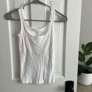 J Crew White Tank